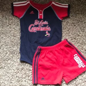 Addias Toddlers St Louis Cardinals Gear 24 mths